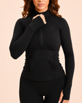 UU Half-Zip Fitted Top