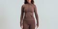 UU Half-Zip Fitted Top - Coco Taupe