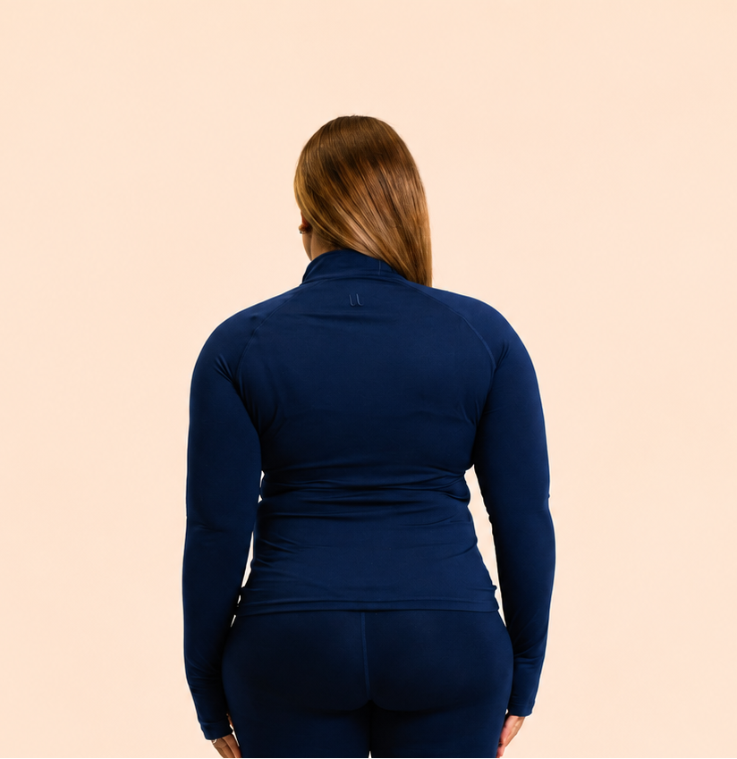 UU Half-Zip Fitted Top