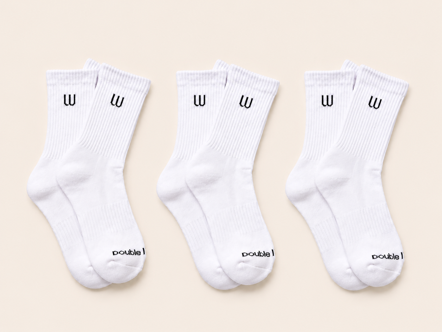 UU Essential Crew Socks - Unisex - 3 Pack